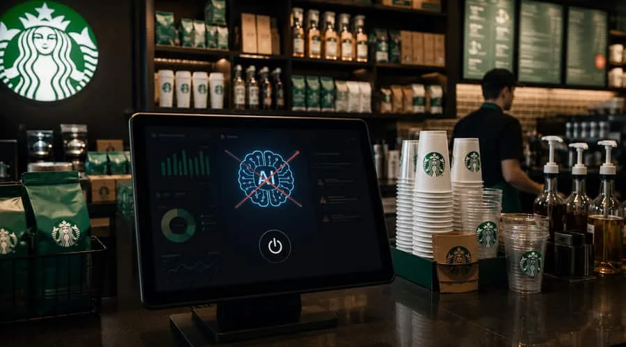 Editorial image for Starbucks pulls AI inventory tool after real-world accuracy gap