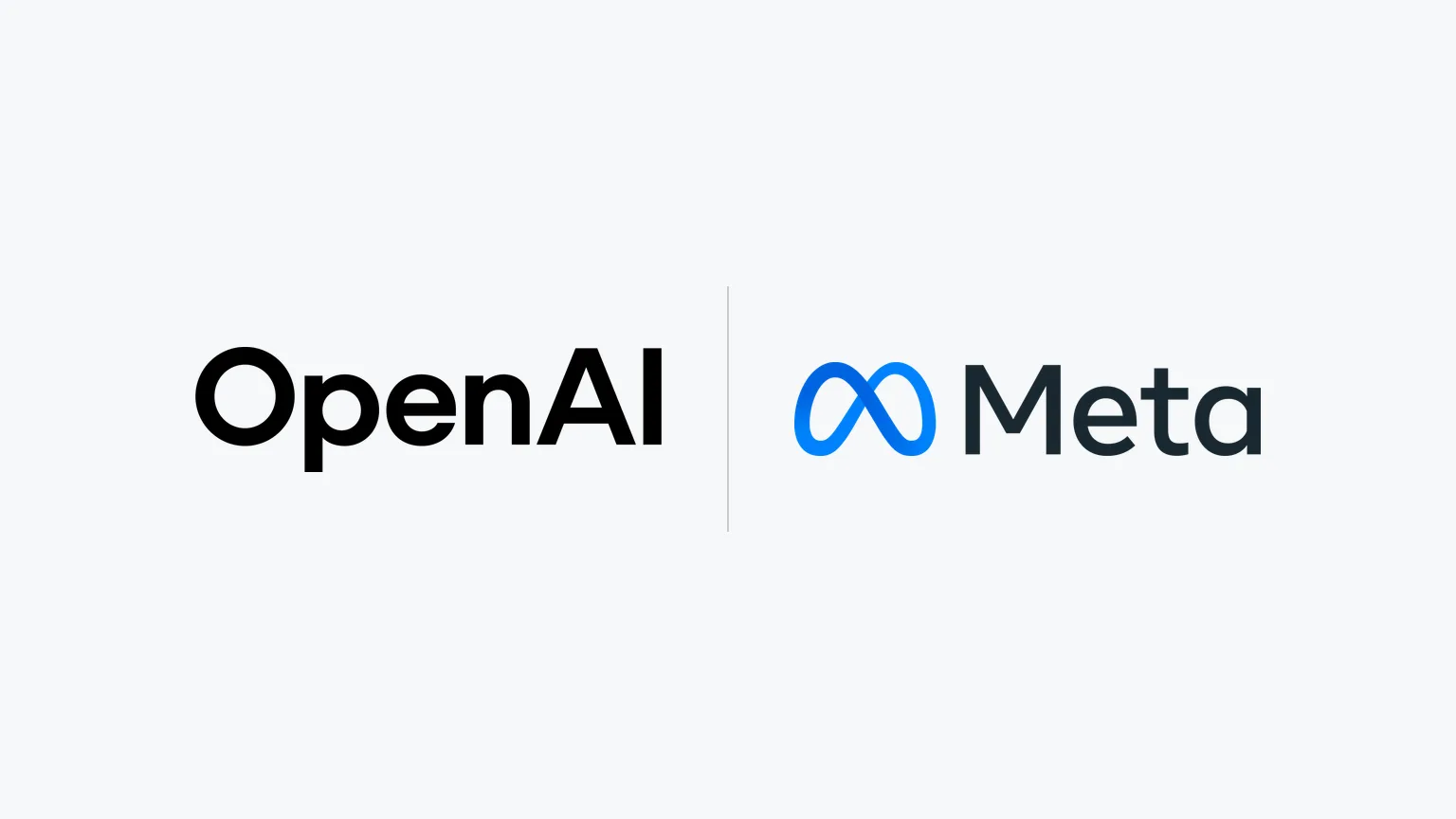 OpenAI and Meta logos