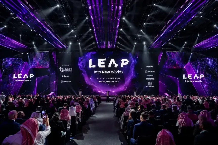 Editorial image for Saudi Arabia unveils AI voice assistant, cloud pilgrim system at LEAP