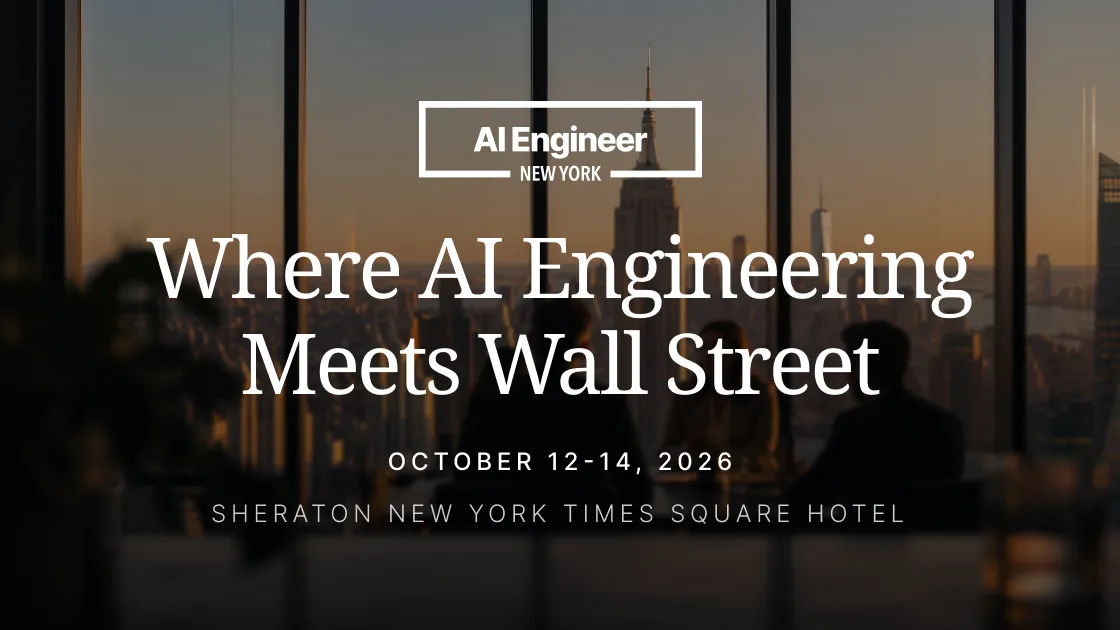 AI Engineer New York 2026: October 12-14